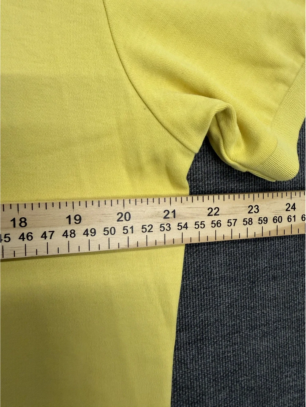 Polo Ralph Lauren Yellow Polo Shirt with Blue Logo